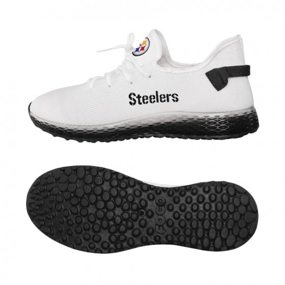 Men's Pittsburgh Steelers FOCO Gradient Sole Knit Sneakers