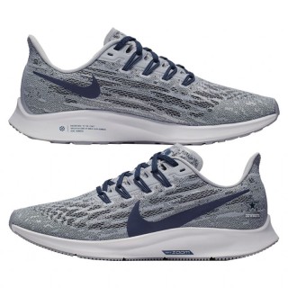 Nike Air Zoom Pegasus 36 Dallas Cowboys Gray Navy Running Shoes